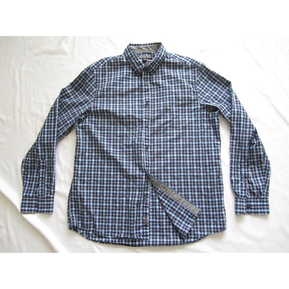 Men Michael Kors Classic Fit‎ Button 100% Cotton Long Sleeve Shirt Sz XL (MT584)